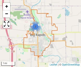 Area schools map